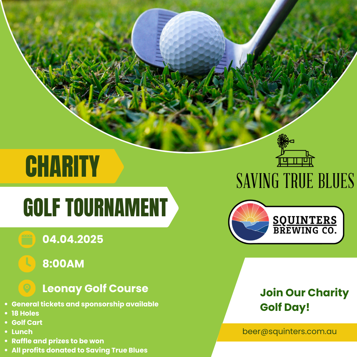 Squinters Charity Golf Day 2025