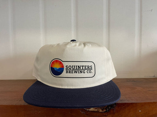 Squinters Blue Flat Cap